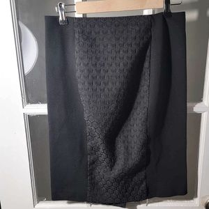 ANN TAYLOR Black Pencil Skirt